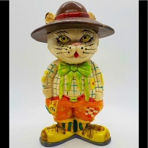 CHARLES FAZZINO COOL CAT coin BANK